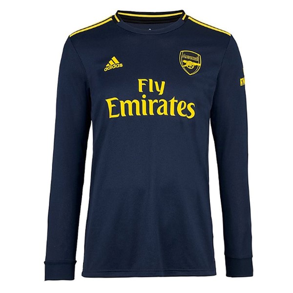 Camiseta Arsenal Tercera ML 2019-2020 Azul Marino